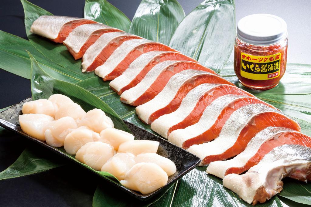 【送料込】紅鮭・いくら・ほたてセット