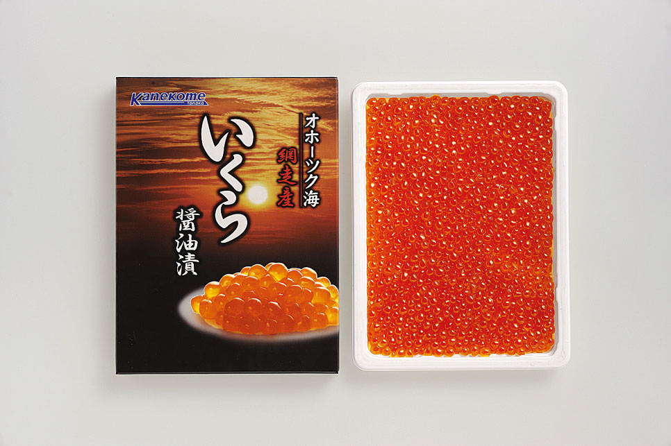 網走産　鮭のいくら醤油漬 250g1箱