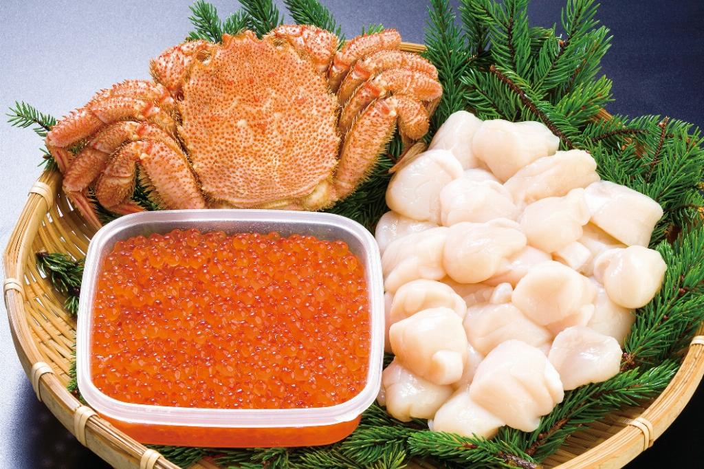 毛がに・いくら・帆立セット