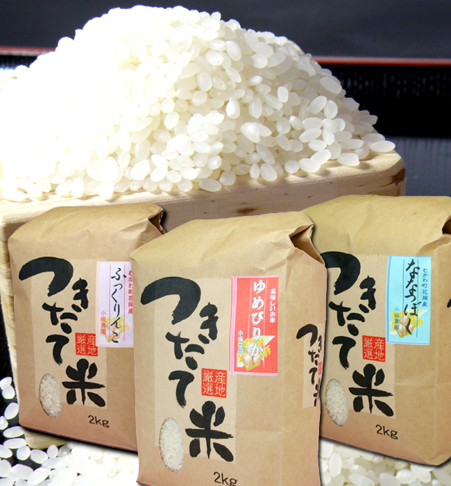 【送料込】北海道鵡川町産道産米お試し詰合せセット 【送料込】北海道鵡川町産道産米お試し詰合せセット